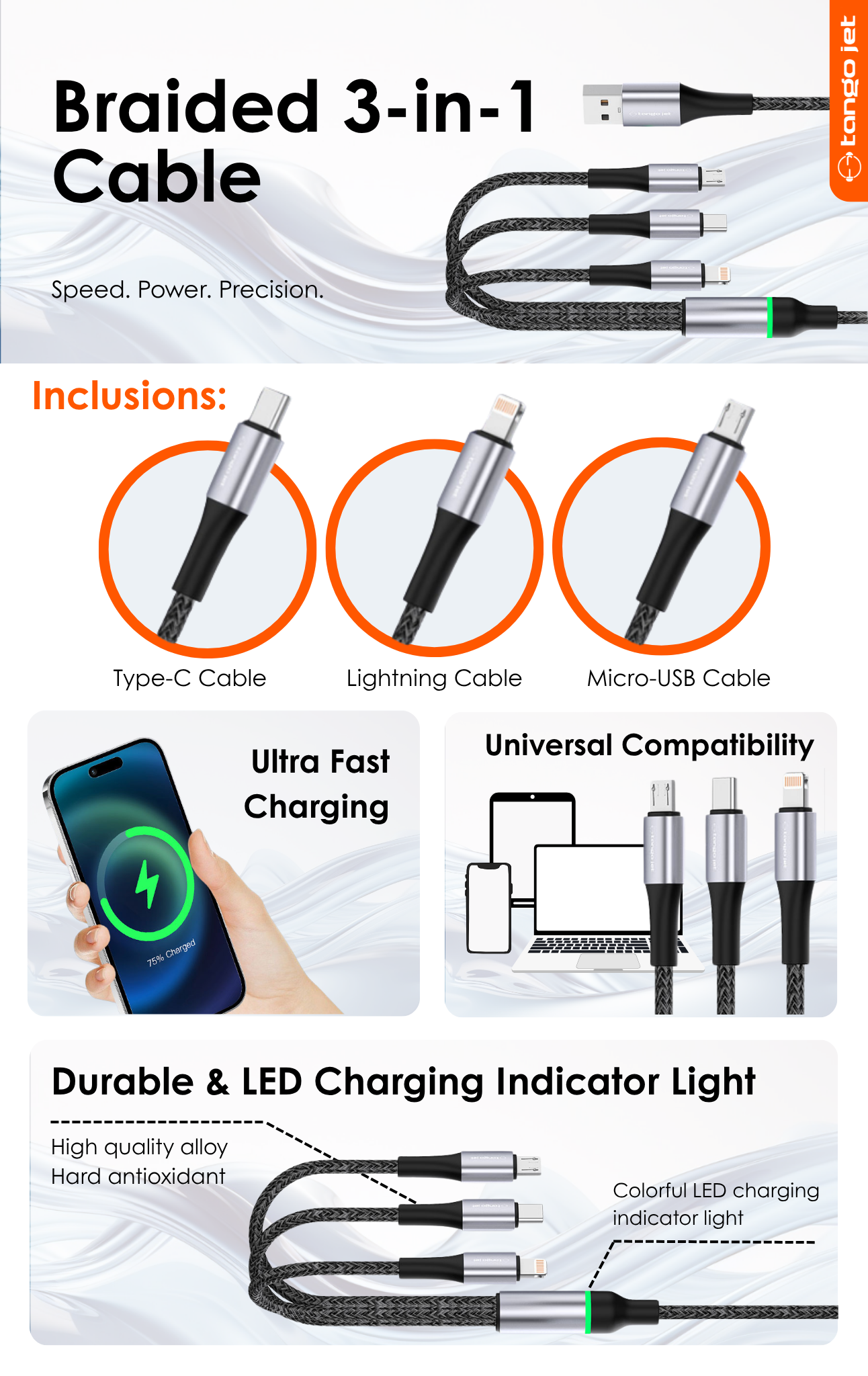 3-in-1 Cable Feature 1